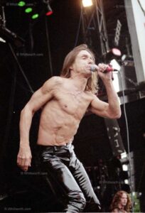 © Whittworth.com Iggy Pop at the V98 festival, Temple Newsam, Leeds. Photo by David Whittworth.