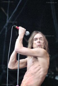 © Whittworth.com Iggy Pop at the V98 festival, Temple Newsam, Leeds. Photo by David Whittworth.