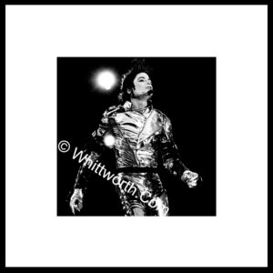 M40-Open Edition Print. Michael Jackson. HIStory World Tour, July 9th 1997, Don Valley Stadium, Sheffield. UK.