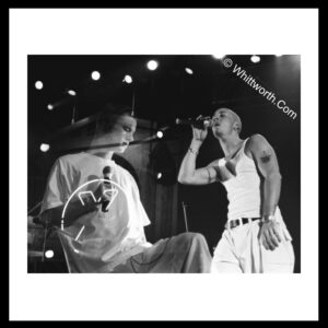East 17, founded in 1991 by Tony Mortimer, Brian Harvey, John Hendy and Terry Coldwell. They took their name from the postcode of their hometown, Walthamstow, in the UK. The photos here were taken at the Sheffield Arena in the 90's.